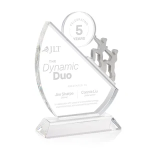 Teamwork Achievement Crystal Award