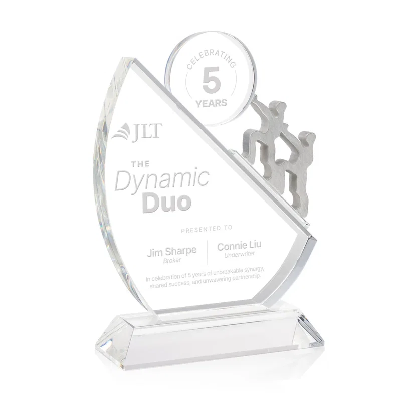 Teamwork Achievement Crystal Award