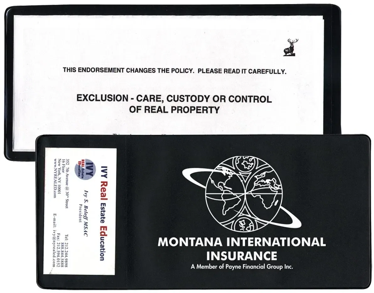 Customized Logo Policy Holder — view 4