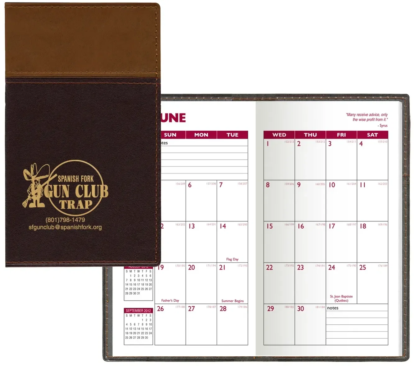 "Customizable Cordova" Vinyl Soft Cover Planner — view 2