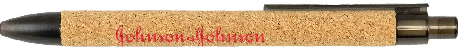 Eco-Cork Barrel Pen - 100% Cork — view 2