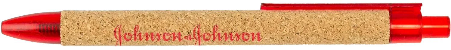 Eco-Cork Barrel Pen - 100% Cork — view 3