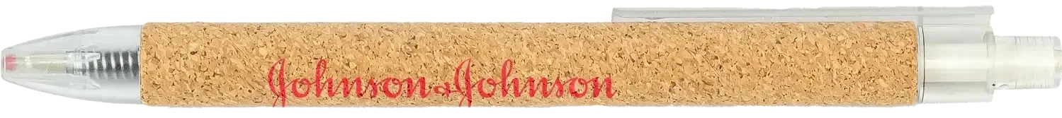 Eco-Cork Barrel Pen - 100% Cork — view 4