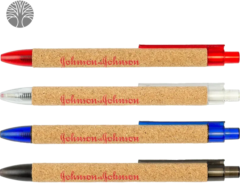 Eco-Cork Barrel Pen - 100% Cork — view 5