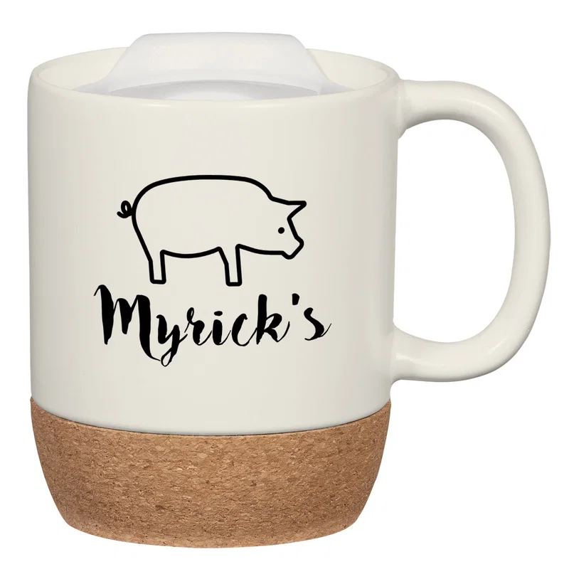 Cork Base Ceramic Mug
