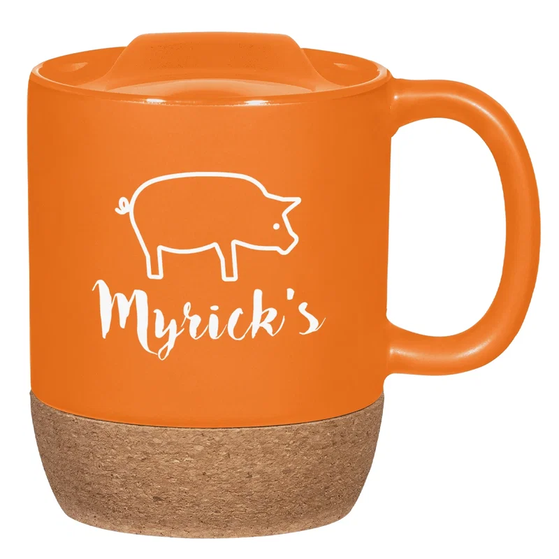 Cork Base Ceramic Mug — view 5
