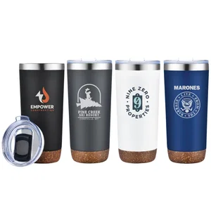 Personalized Cork Bottom Tumbler - 20 oz.