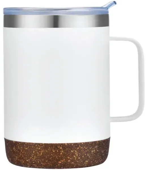 Personalized Vacuum Mug (14 oz.) with Cork Bottom — view 2
