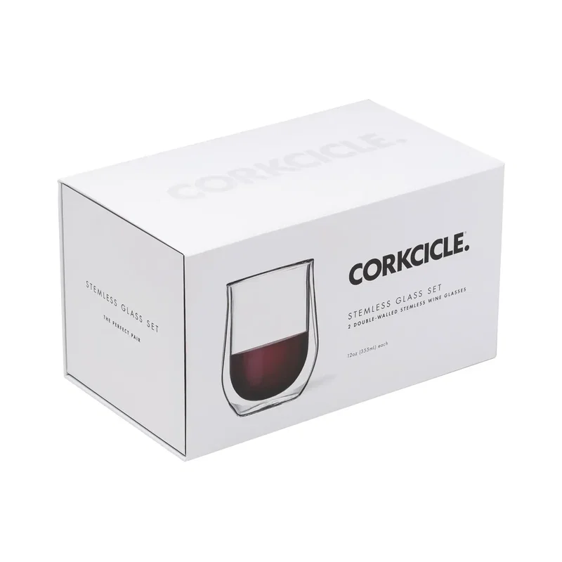 CORKCICLE® Stemless Glass Set (2) — view 2