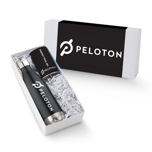 Corporate Gift Set: Drinkware and Snack Set