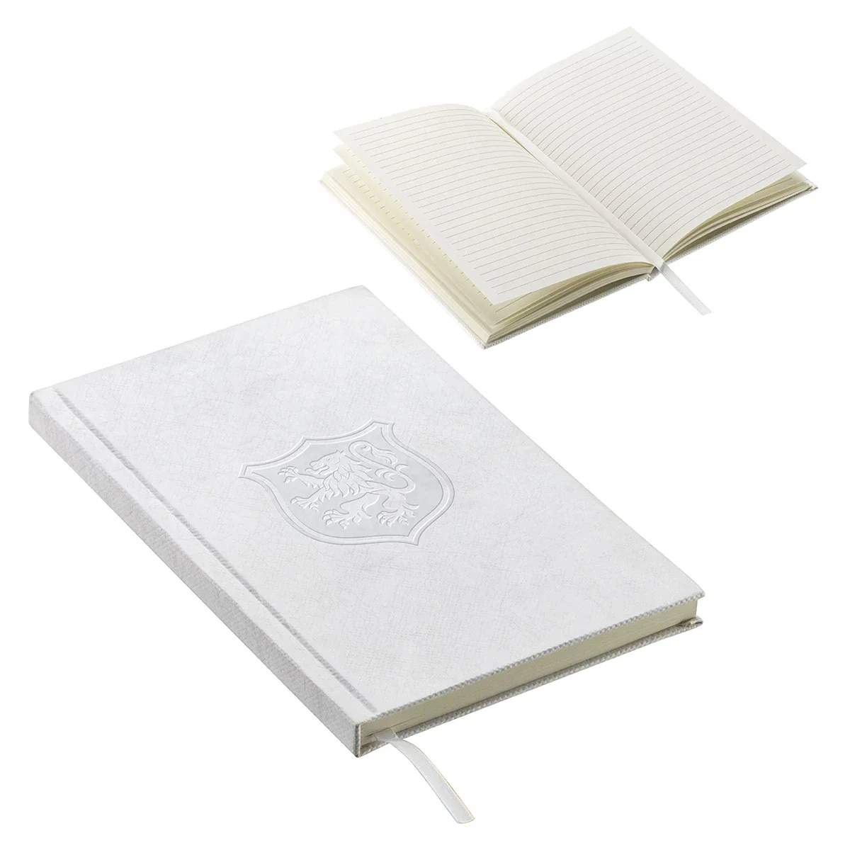Custom Corral hardcover journal, front view of the branded journal cover
