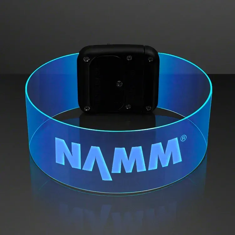 Cosmic Blue LED Magnetic Clasp Bracelets — view 4