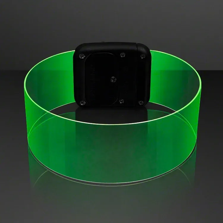 Cosmic Green LED Magnetic Clasp Bracelets — view 2