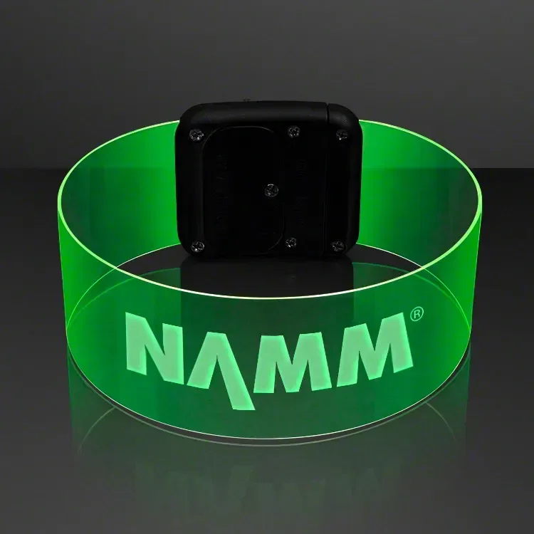 Cosmic Green LED Magnetic Clasp Bracelets — view 4