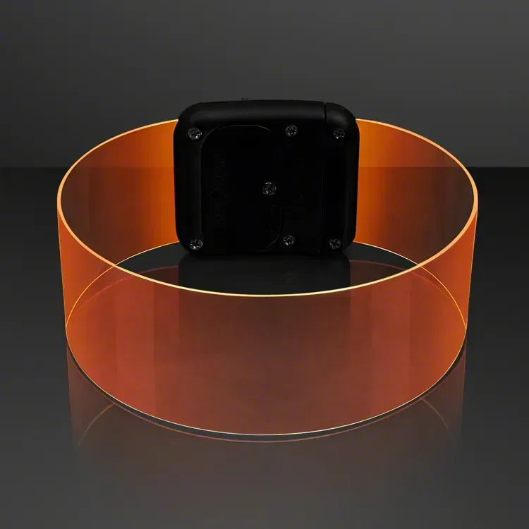 Cosmic Orange LED Magnetic Clasp Bracelets — view 5