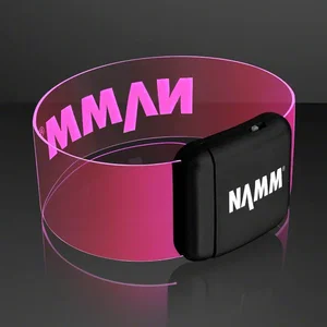 Cosmic Pink LED Magnetic Clasp Bracelets