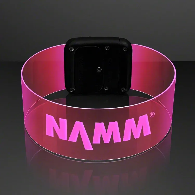 Cosmic Pink LED Magnetic Clasp Bracelets — view 5