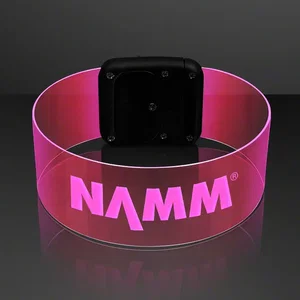 Cosmic Pink LED Magnetic Clasp Bracelets