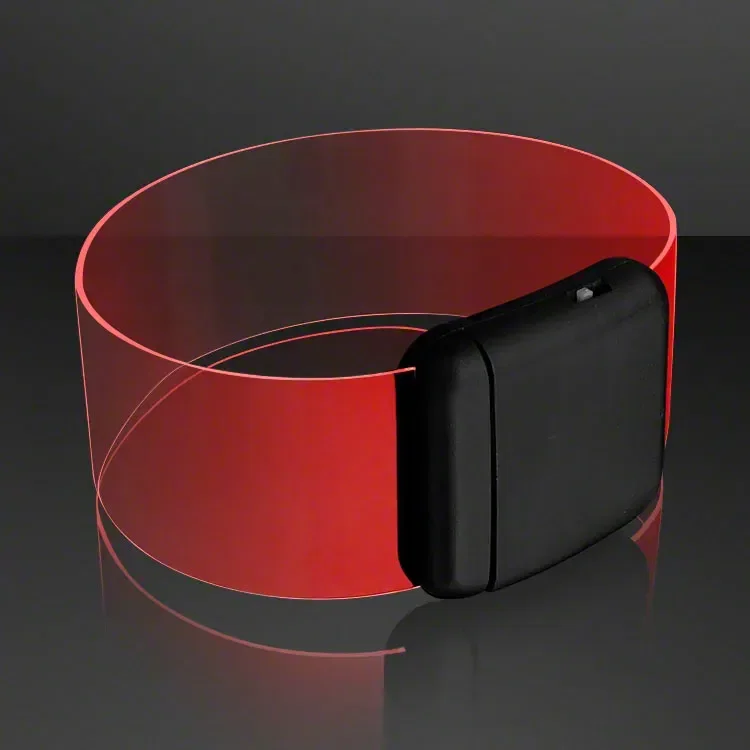 Cosmic Red LED Magnetic Clasp Bracelets — view 2