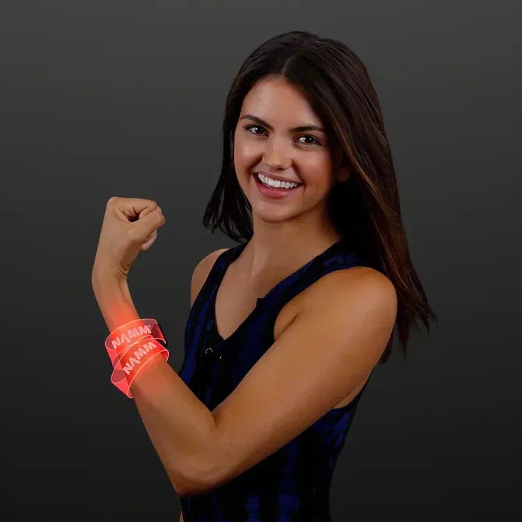 Cosmic Red LED Magnetic Clasp Bracelets — view 3