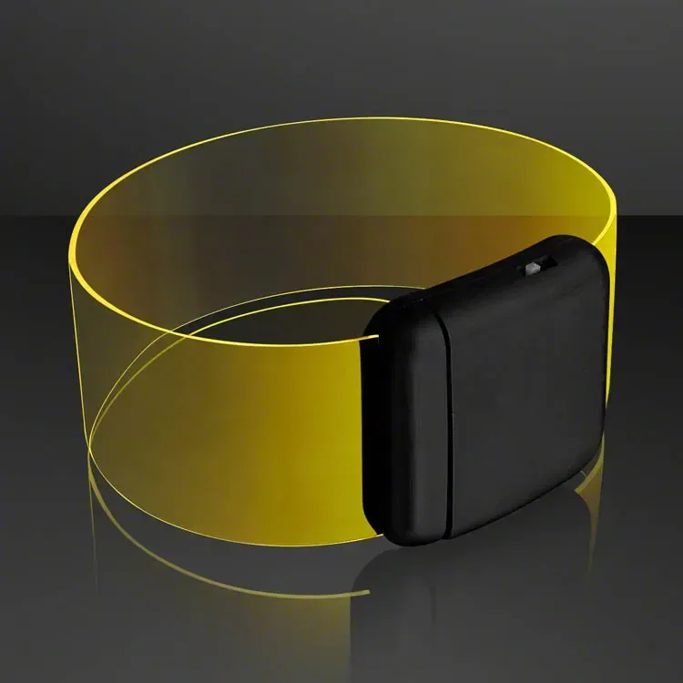 Cosmic Yellow LED Magnetic Clasp Bracelets — view 3