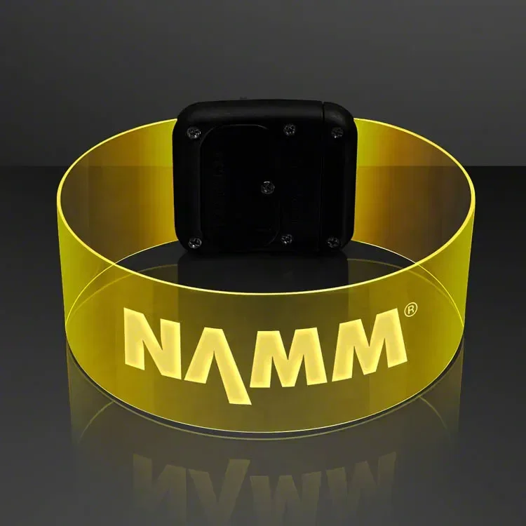Cosmic Yellow LED Magnetic Clasp Bracelets — view 4