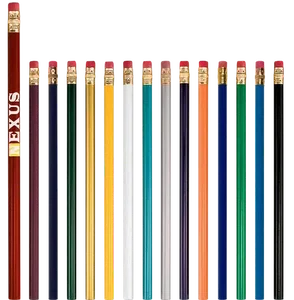 Custom Colorful Graphite Pencil - Latex Free Eraser - 24 HR Rush (up to 10,000 qty)