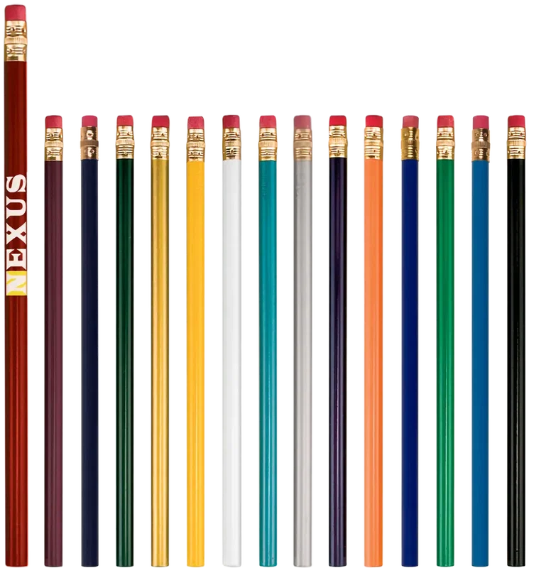 Custom Colorful Graphite Pencil - Latex Free Eraser - 24 HR Rush (up to 10,000 qty) — view 8