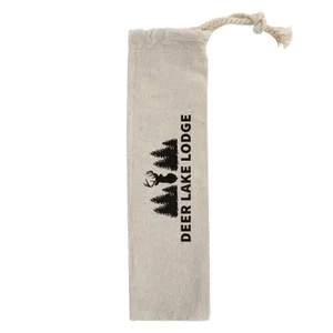 Cotton Straw Carrying Pouch