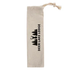 Cotton Straw Carrying Pouch