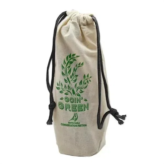 Cotton Drawstring Gift Pouch — view 2