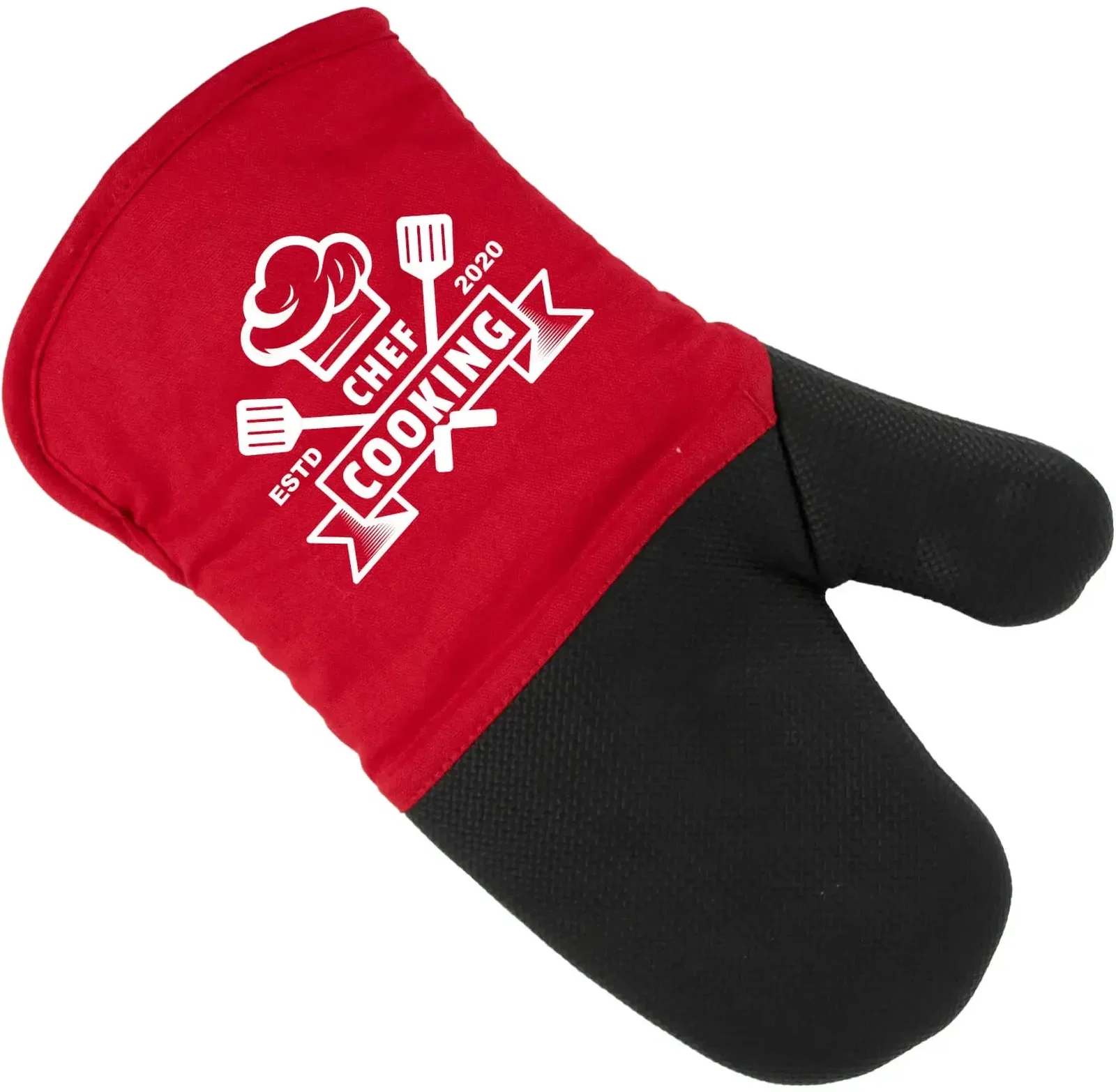 Custom Cotton Neoprene Oven Mitt — view 3