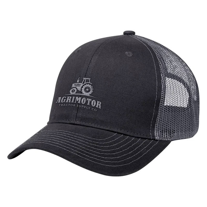 Custom Printed Cotton Twill Mesh Back Cap — view 2