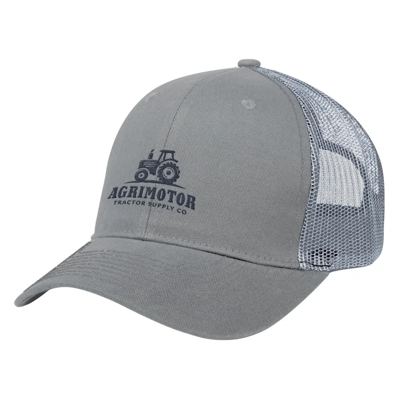 Custom Printed Cotton Twill Mesh Back Cap — view 11