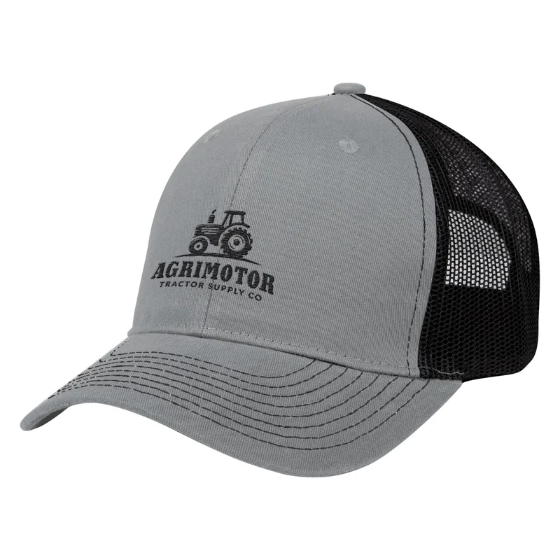 Custom Printed Cotton Twill Mesh Back Cap — view 3