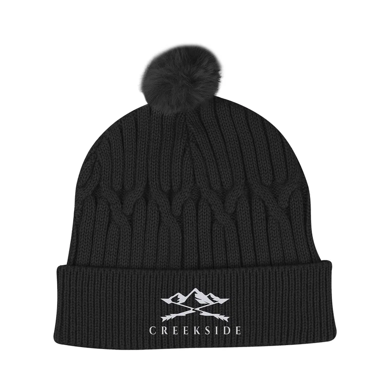 Courtney Cable Knit rPET Pom Beanie — view 8