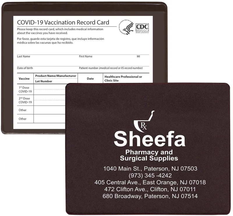 Custom Vaccine Card Holder — view 10
