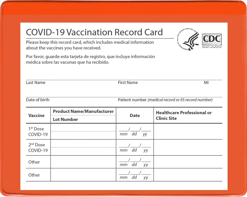 Custom Vaccine Card Holder — view 14
