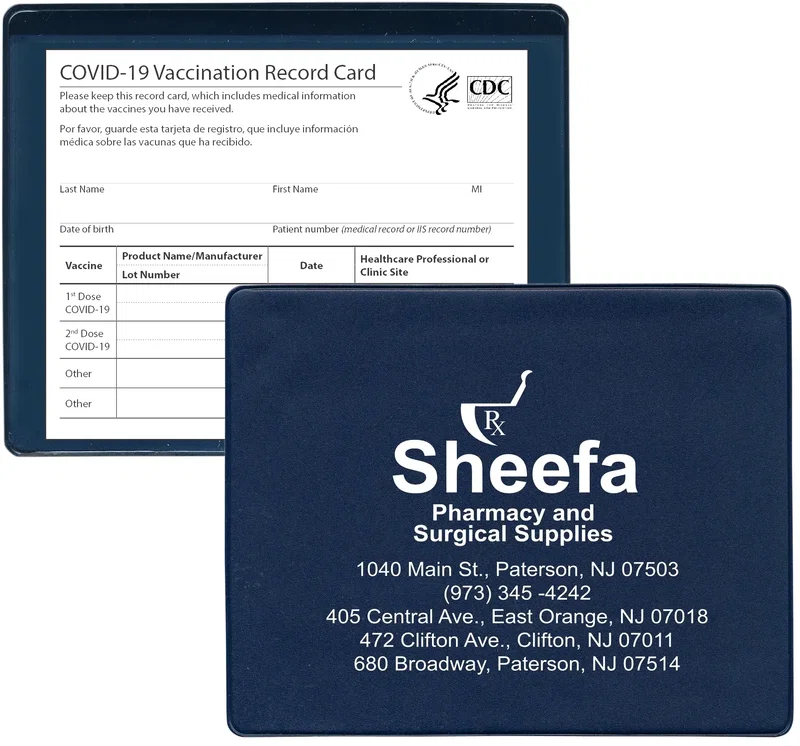 Custom Vaccine Card Holder — view 3