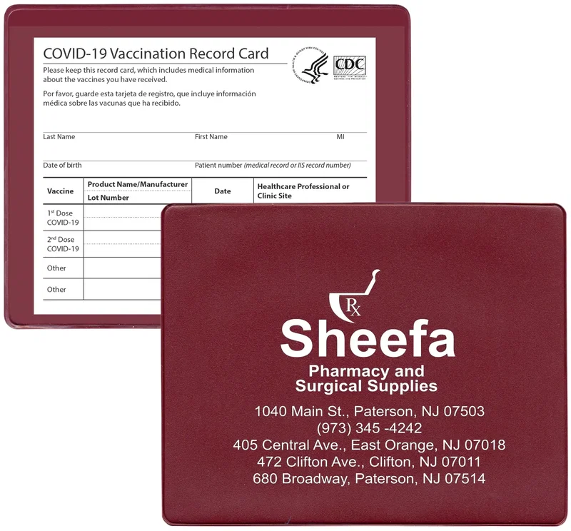 Custom Vaccine Card Holder — view 4