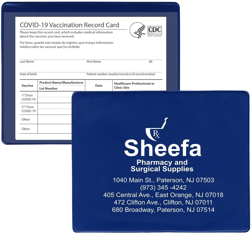 Custom Vaccine Card Holder — view 5