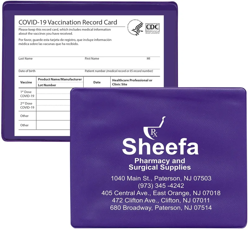 Custom Vaccine Card Holder — view 8