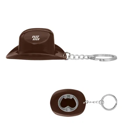 Opener notch built into the brim of the hat