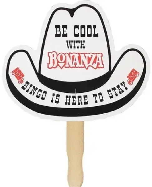 Cowboy Hat Shape Hand Fan