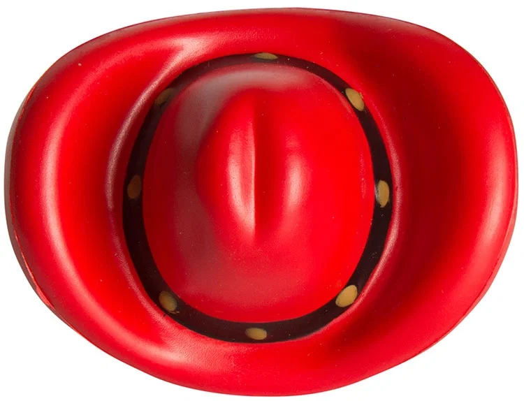 Imprinted Cowboy Hat Stress Reliever — view 4