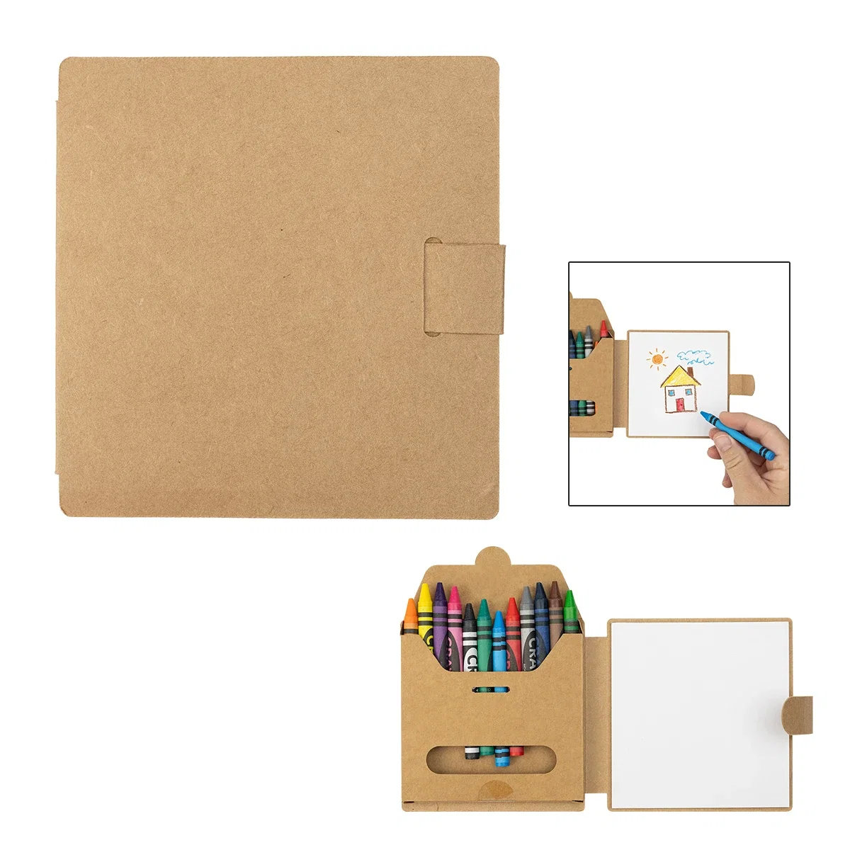 Product photo of the crayon set from a second angle