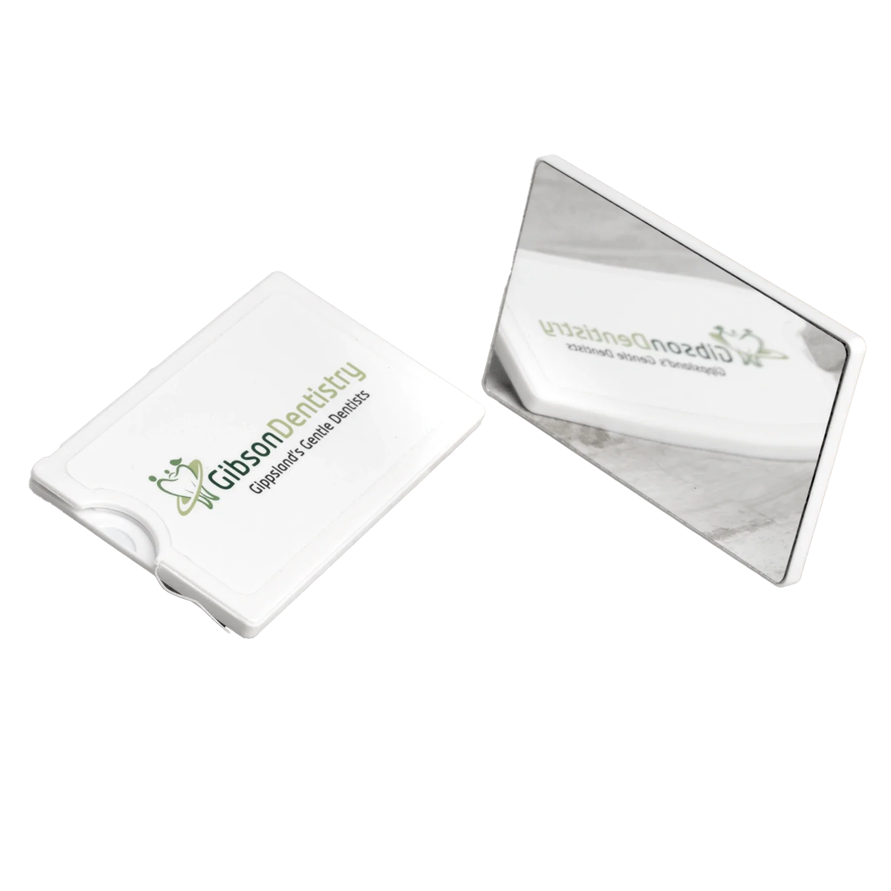 Credit Card Dental Floss With Mirror — view 2