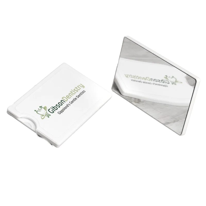 Credit Card Dental Floss With Mirror — view 2