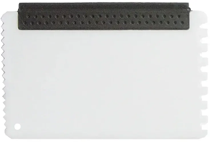 Credit Card Ice Scraper. Wallet-size credit card ice scraper with squeegee for winter cars, view 3