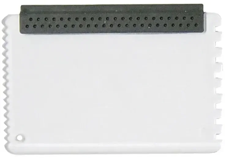 Credit Card Ice Scraper. Wallet-size credit card ice scraper with squeegee for winter cars, view 5